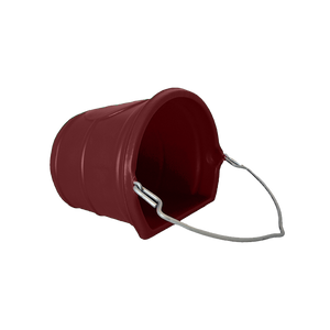 Maroon Rolled Lip Water Bucket