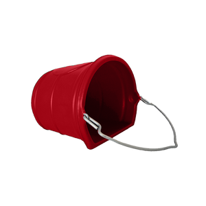 Red Rolled Lip Water Bucket