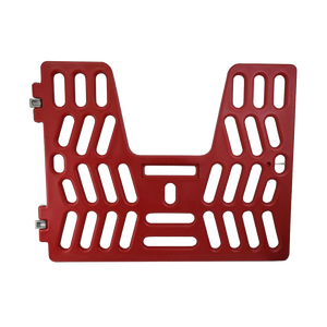 Red Stall Gate with Yoke