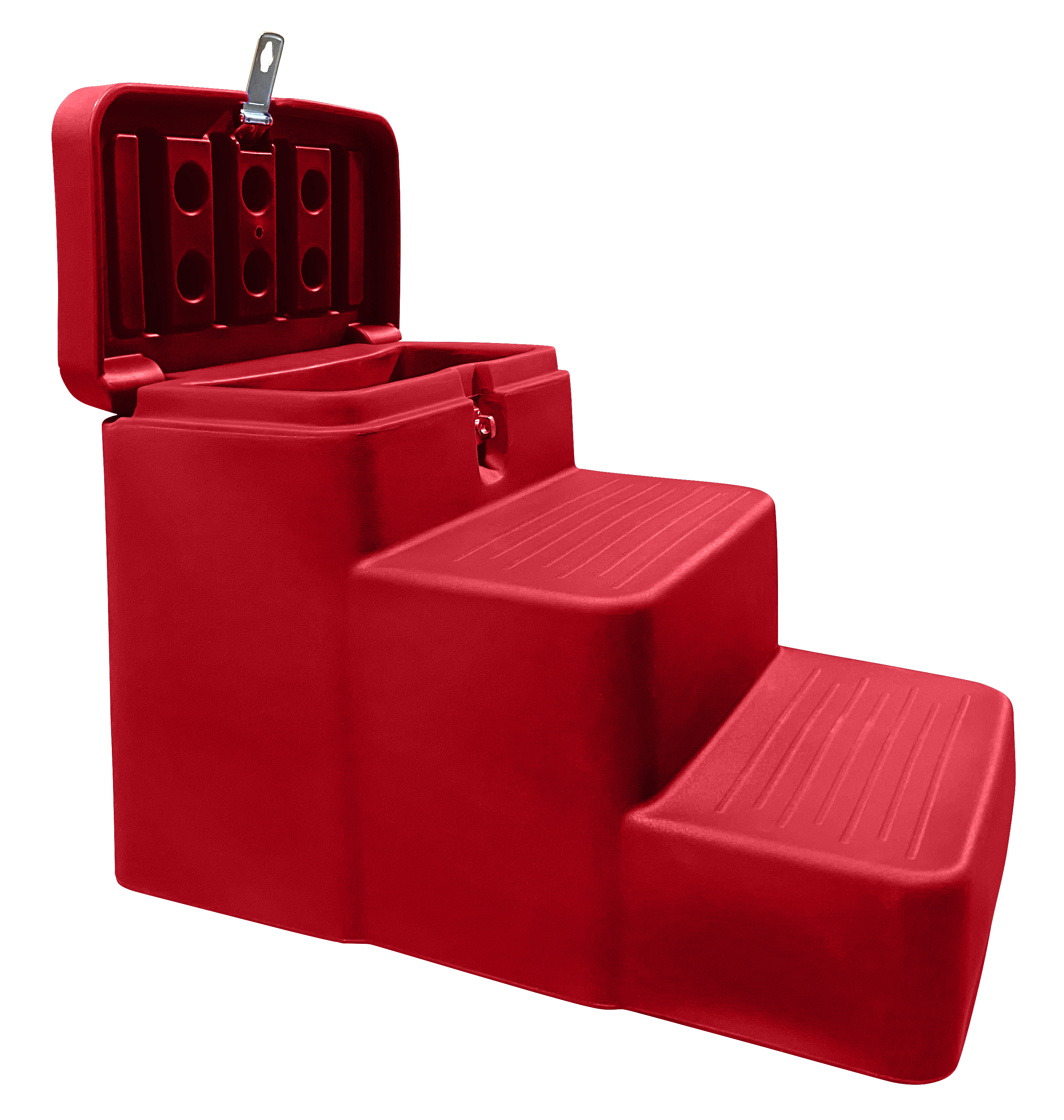 Horsemen's Pride 3-Step Mounting Block With Storage | Portable, Lightweight, Lockable Compartment
