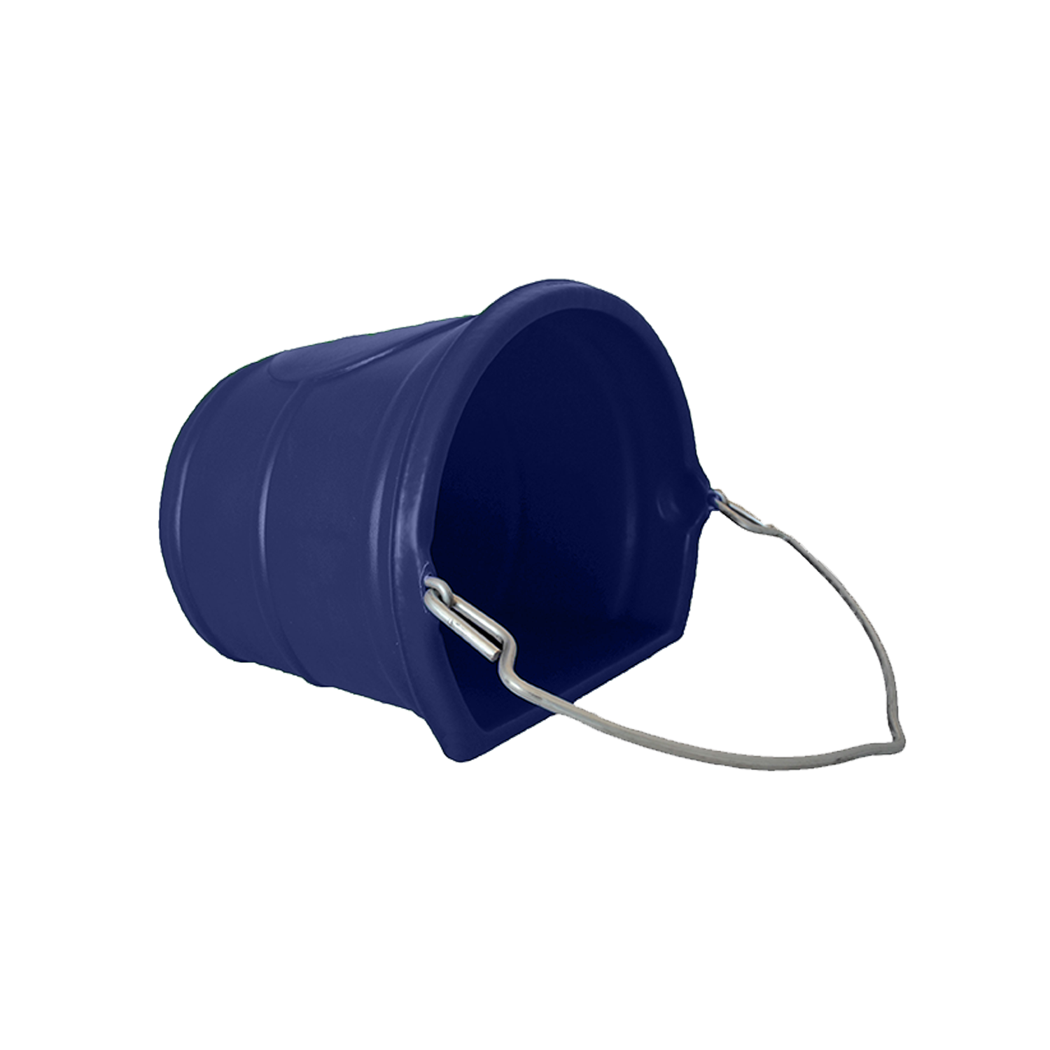 Navy Rolled Lip Water Bucket 