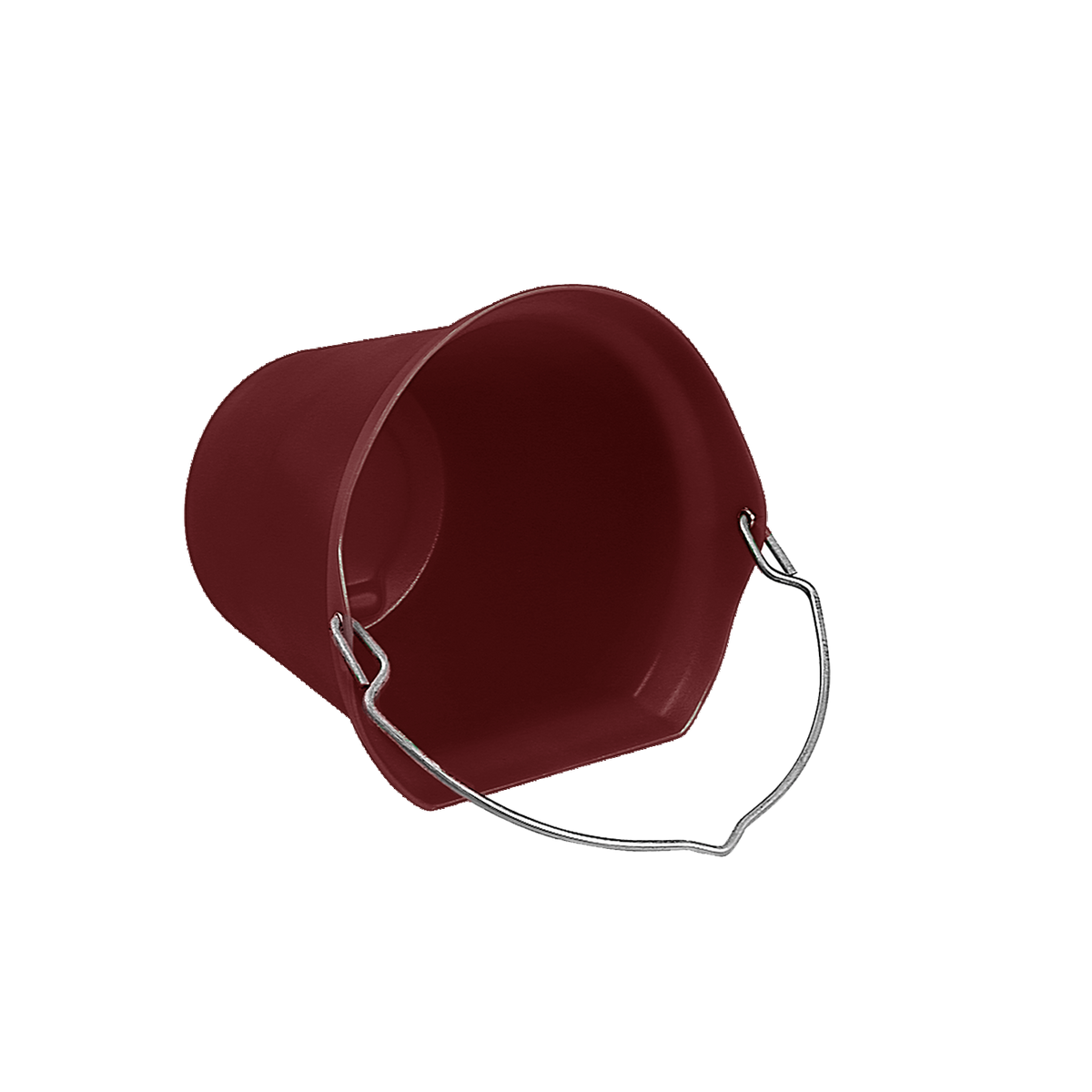 Maroon Turned Lip Water Bucket