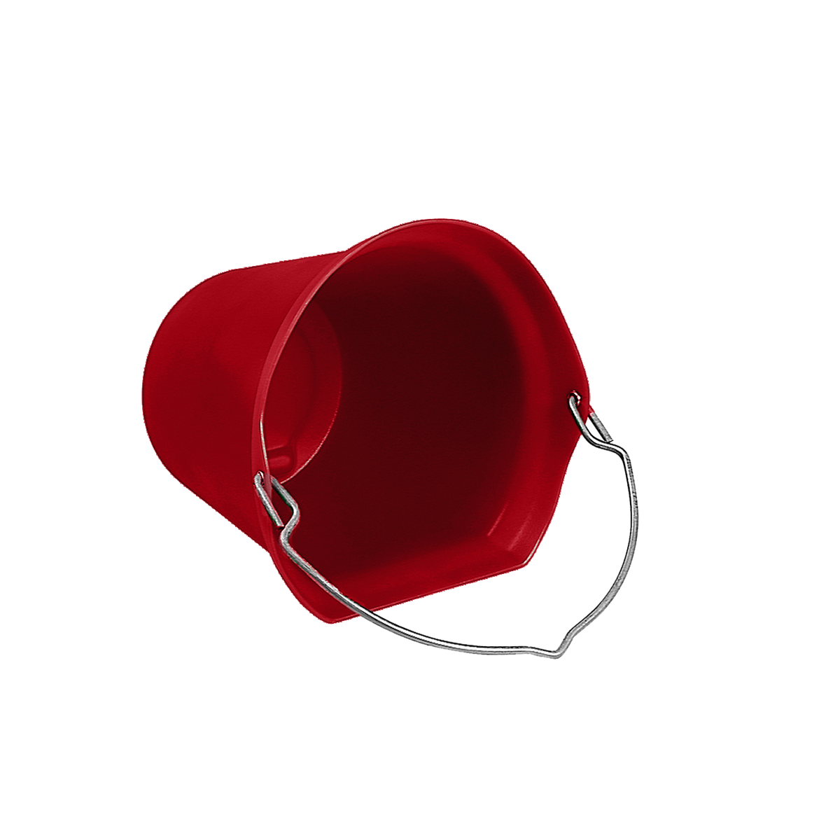 Red Turned Lip Water Bucket