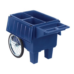 Blue Feed Cart w/ wheels