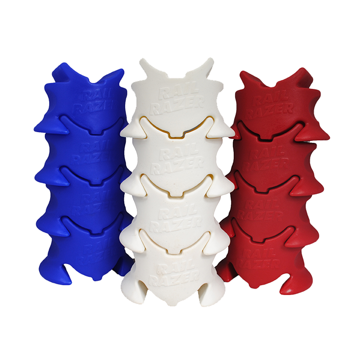 Blue, Red and White Rail Razers