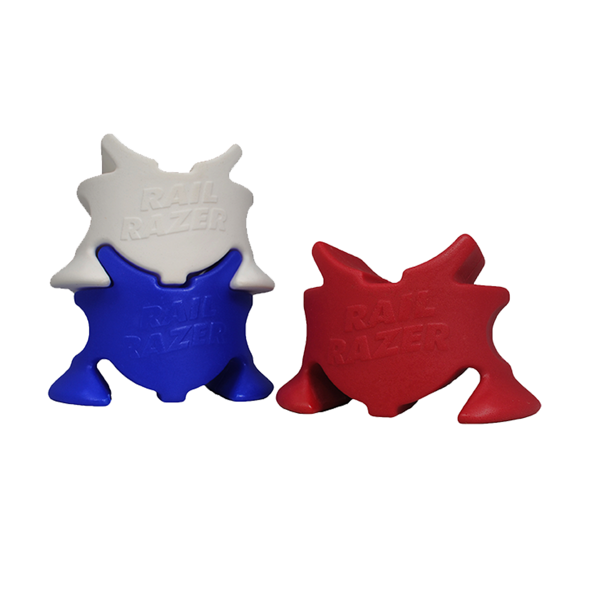 Blue, Red and White Rail Razers