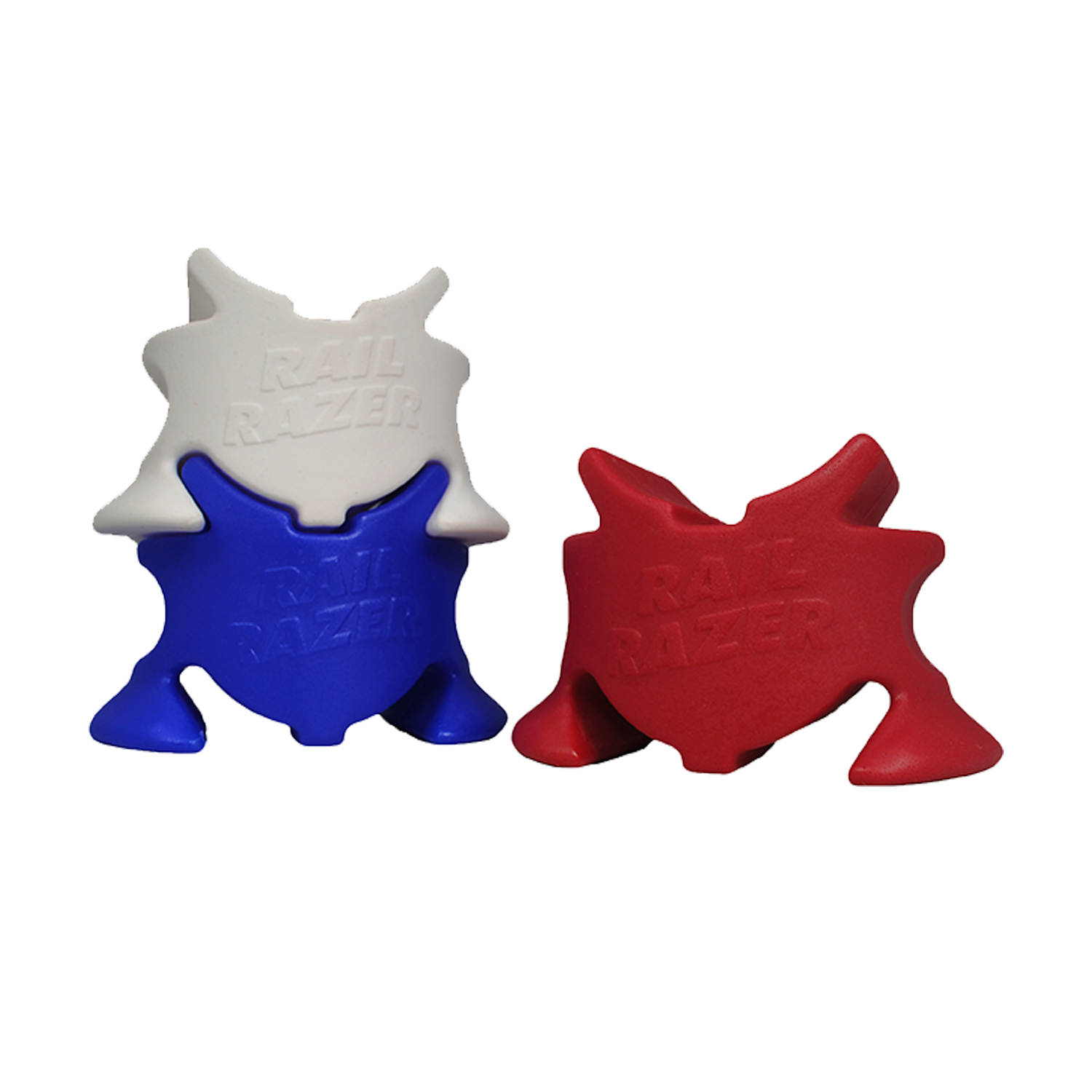 Blue, Red and White Rail Razers